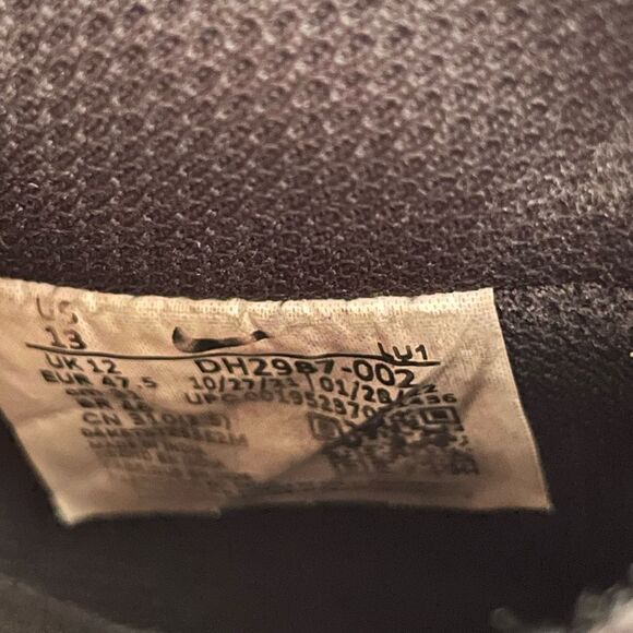 Nike Court Vision Low Next Nature triple black men’s shoe size 13 - Picture 9 of 10